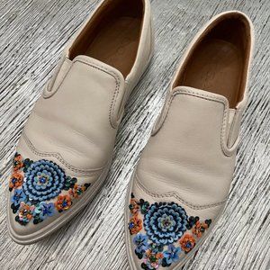 Coach Cap toe embroidered sneakers